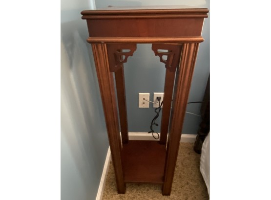 Wood Plant Stand Tall Table