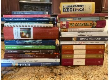 Lot Of 25 Assorted Cookbooks