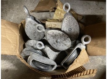 Lot Of Pulleys