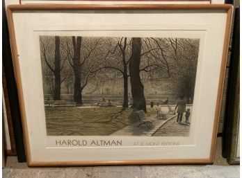 Harold Altman Print - At Le Mont Edition