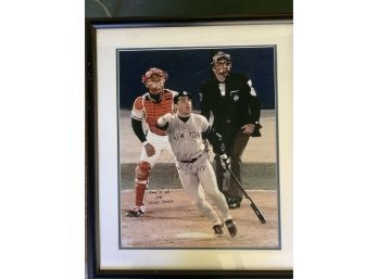 Autographed Yankees Jim Leyritz Photo 1996 World Series