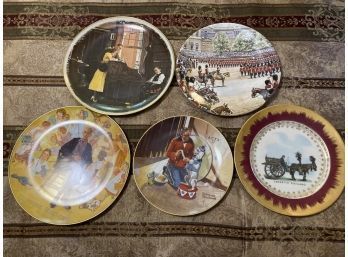 Lot Of 5 Decorative Collectors Plates