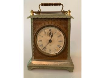 Antique Brass Waterbury Clock Company Carriage Clock