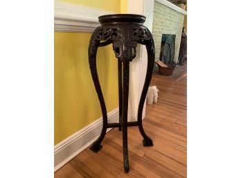 Plant Stand With Marble Top