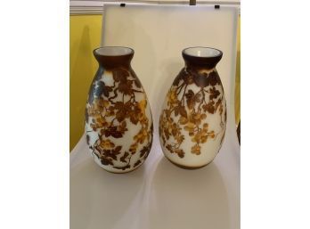Pair Of Autumn Vases