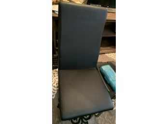 Black Pleather Chair