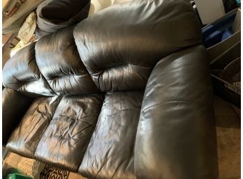 Pleather Couch.