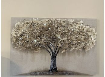 Fabric Painted Tree