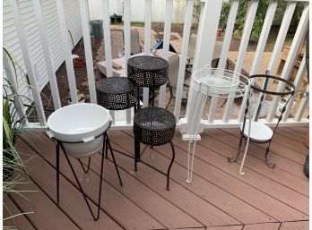 Lot Of Metal Plant Stands