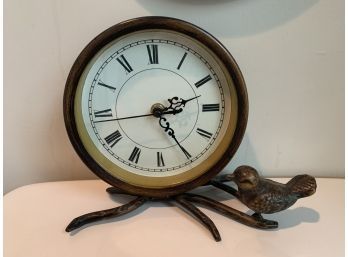 Metal Bird Clock