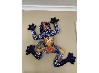 Ceramic Wall Frog