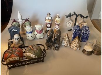 Lot Of Collectible Salt & Pepper Shakers