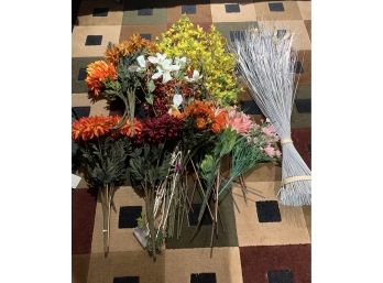 Large Lot Of Artificial Floral