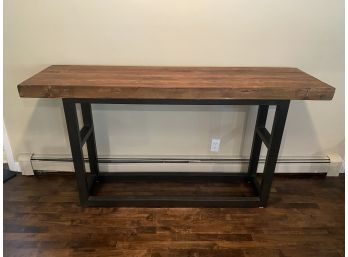 Wood & Metal Sideboard Table