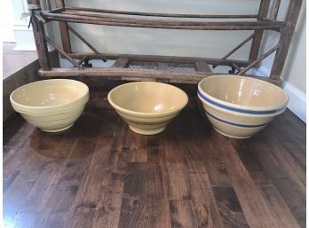 Three Vintage Bowls