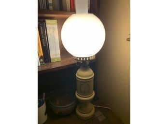 Vintage Lamp With Metal Base