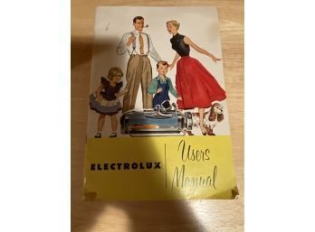 1950s Electrolux User Manual