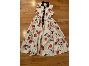 Vintage Cherries Jubilee Dress Xtra Small - Small
