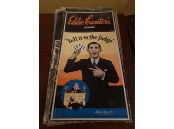 Vintage Eddie Cantors Tell It To The Judge Game