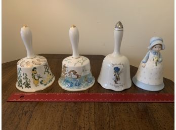 Four Character Bells Including Holly Hobbie