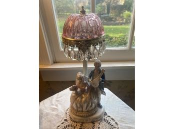 Small Figural Lamp Made In Holland