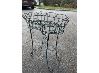 Oval Metal Plant Stand