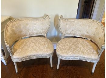Pair Of Boudoir Chairs