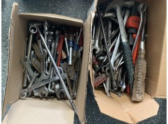 Two Boxes Of Assorted Tools