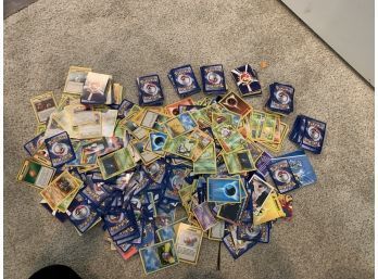 Large Lot Of Pokemon Cards