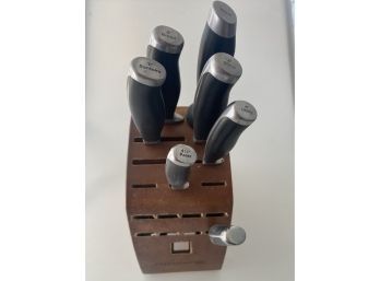 Calphalon Knife Block With 7 Knives