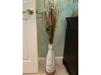 Dried Flowers And Vase