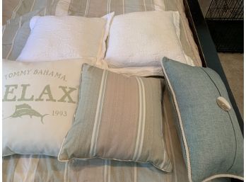 Lot Of 5 Tommy Bahama Pillows
