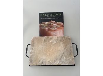 Himalayan Salt Plank With Holder, Cookbook