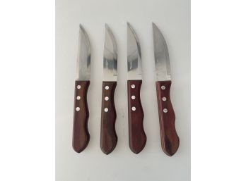 Set Of 4 Walco Big Red Knives, Brazil