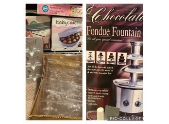 Chocolate Making Items, Fountain, Baking