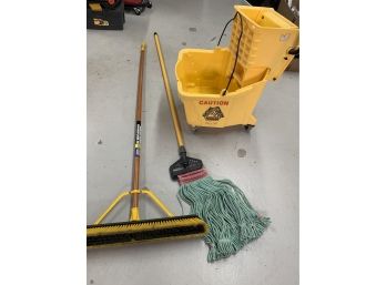 Cleaning Bucket Mop Broom