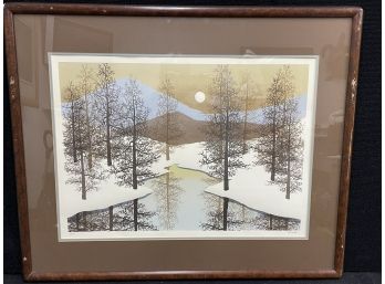 Serigraph By Michael Woods Twilight Artist Proof Signed