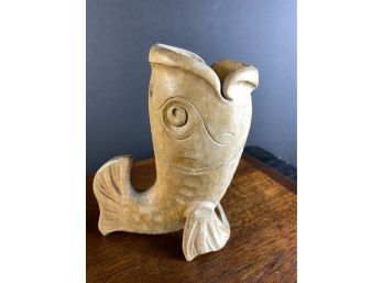 Hand Carved Wooden Fish