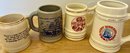 Lot Of 4 Ceramic Tall Coffee Mugs