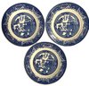 3 Willow Ware By Royal China 10' Plates