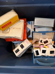 Box Full Of Mid Century Photo Slides