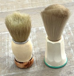Vintage Pair Of Shaving Bushes