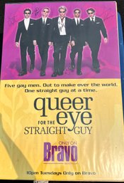 Signed By All Stars 'Queer Eye For The Straight Guy' 2003 Bravo TV Reality TV Promotional Poster