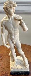 Vintage Signed SATINI Resin Statue Of Michelangelo's David 10'
