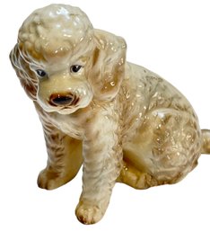 Vintage Shafford Japan Poodle Dog Figurine With Original Label