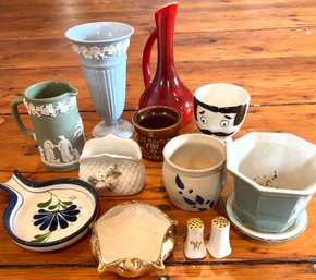 Vintage Miscellaneous Group Of Pottery Ceramics