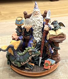 Westland Merlin Wizard And Dragon Music Box
