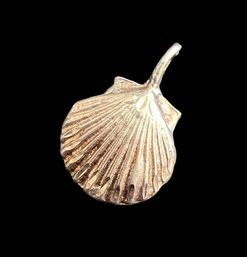 Vintage Sea Shell Pendant Charm 925 Sterling Silver