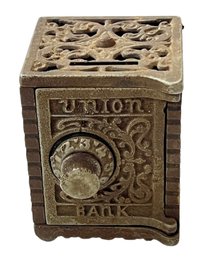 1904 Antique Vintage Kenton Cast Iron Union Penny Bank