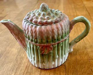Vintage 1991 Asparagus Teapot With Lid
